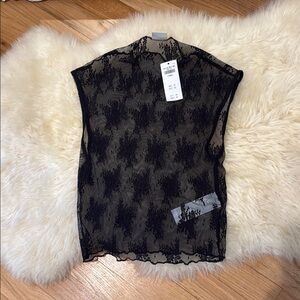 Abercrombie & Fitch Paloma black lace top